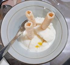 Coconut sorbet ice cream